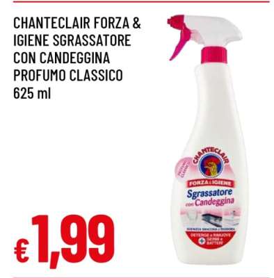 CHANTECLAIR FORZA & IGIENE SGRASSATORE CON CANDEGGINA PROFUMO CLASSICO