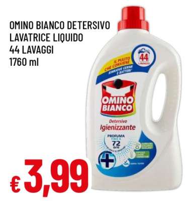 OMINO BIANCO DETERSIVO LAVATRICE LIQUIDO