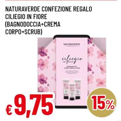 NATURAVERDE CONFEZIONE REGALO CILIEGIO IN FIORE