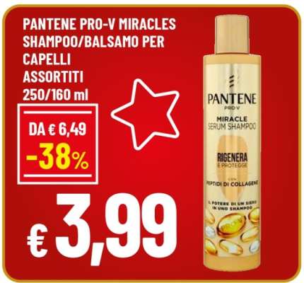 PANTENE PRO-V MIRACLES SHAMPOO/BALSAMO PER CAPELLI ASSORTITI