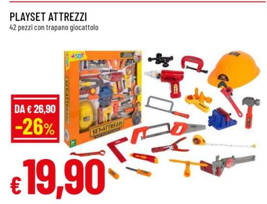 PLAYSET ATTREZZI