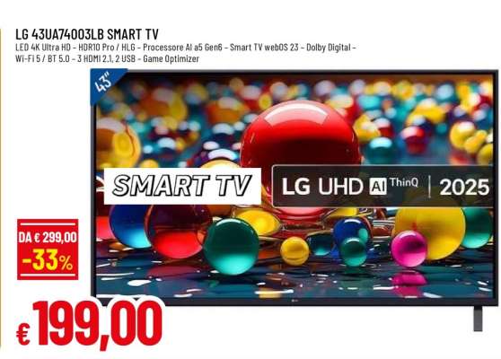 LG 43U74003LB SMART TV