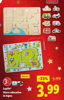 Lupilu® Gioco educativo in legno