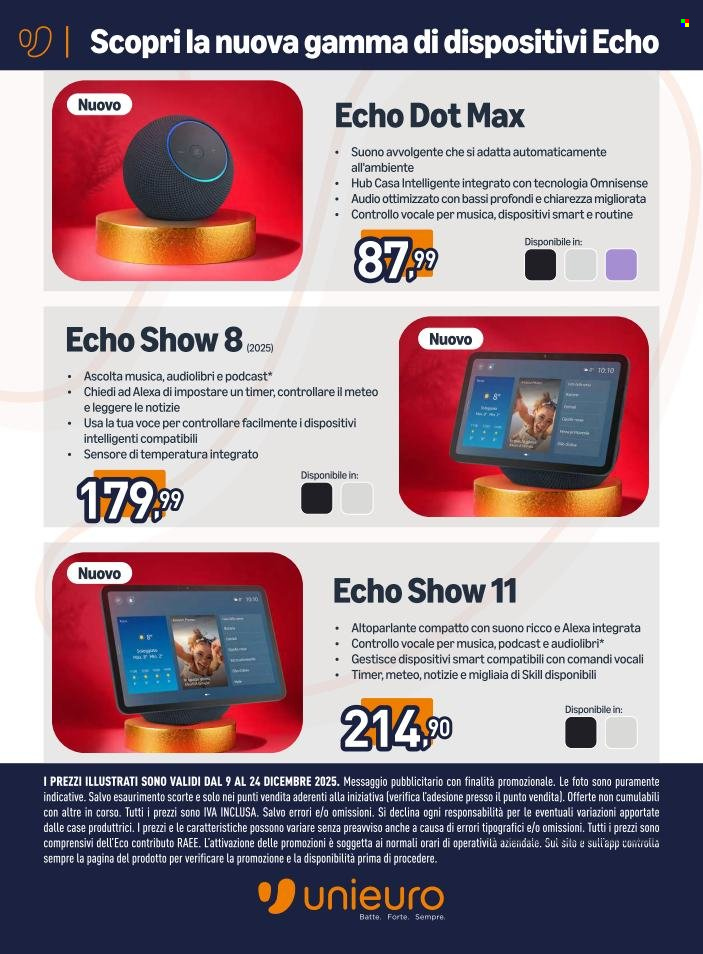 Volantino Unieuro - 9/12/2025 - 24/12/2025. Pagina 4