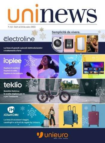 Volantino Unieuro - 6/12/2025 - 24/12/2025.
