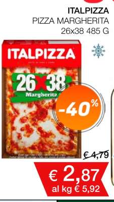 ITALPIZZA PIZZA MARGHERITA