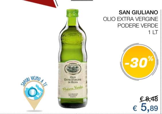 SAN GIULIANO OLIO EXTRA VERGINE PODERE VERDE
