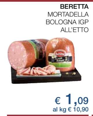 BERETTA MORTADELLA BOLOGNA IGP ALL’ETTO