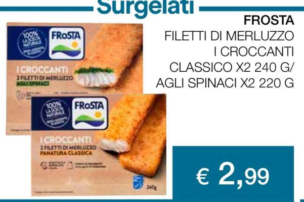 FROSTA FILETTI DI MERLUZZO I CROCCANTI