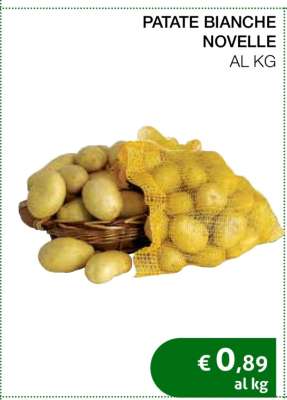 PATATE BIANCHE NOVELLE