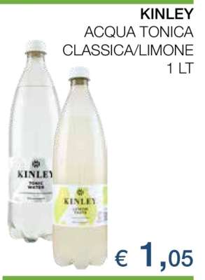KINLEY ACQUA TONICA CLASSICA/LIMONE