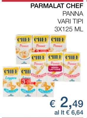 PARMALAT CHEF PANNA