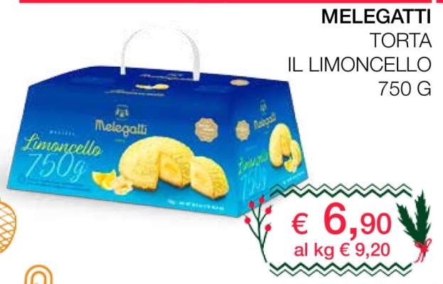 MELEGATTI TORTA IL LIMONCELLO 750 G