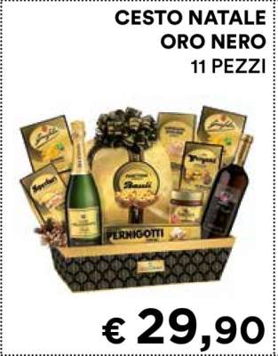 CESTO NATALE ORO NERO