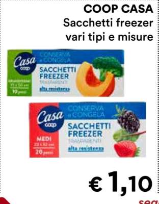 COOP CASA SACCHETTI FREEZER