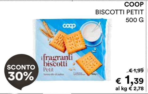 COOP BISCOTTI PETIT 500 G