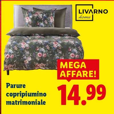 Parure copripiumino matrimoniale