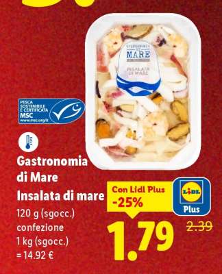 Gastronomia di Mare Insalata di mare