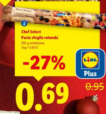 Chef Select Pasta sfoglia rotonda