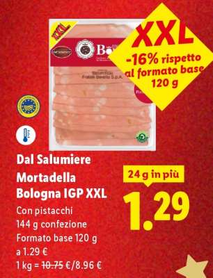 Dal Salumiere Mortadella Bologna IGP XXL