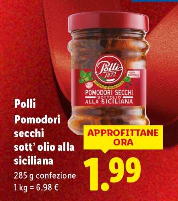 Polli Pomodori secchi sott’ olio alla siciliana