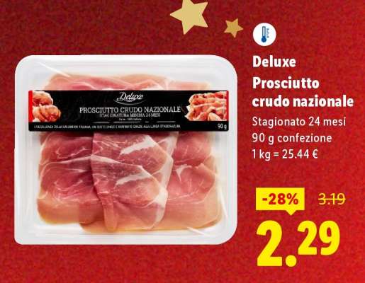Deluxe Prosciutto crudo nazionale