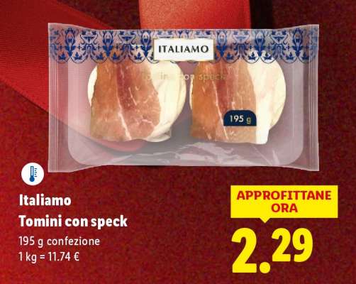 Italiamo Tomini con speck