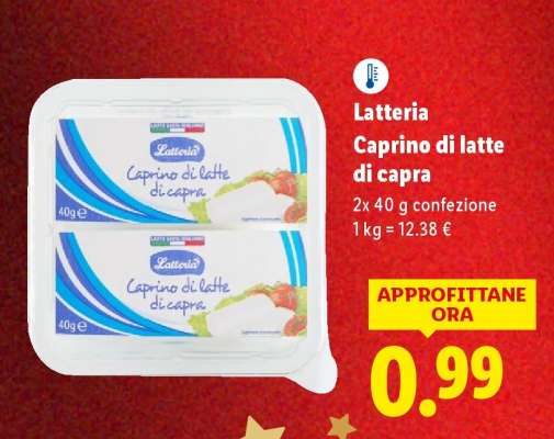 Latteria Caprino di latte di capra