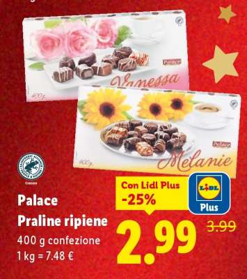 Palace Praline ripiene
