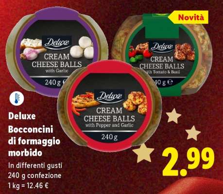 Deluxe Bocconcini di formaggio morbido