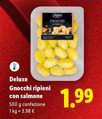 Deluxe Gnocchi ripieni con salmone