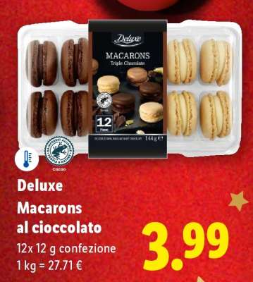 Deluxe Macarons al cioccolato