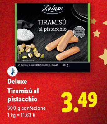 Deluxe Tiramisù al pistacchio