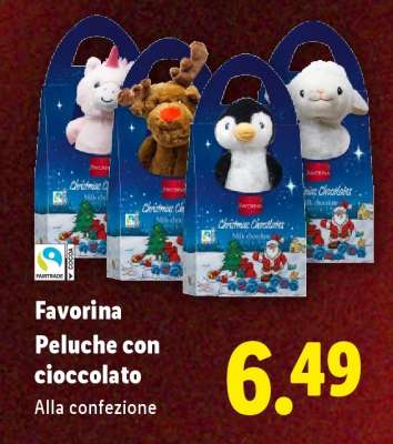 Favorina Peluche con cioccolato