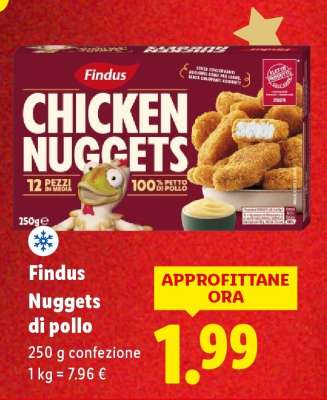 FINDUS nuggets di pollo