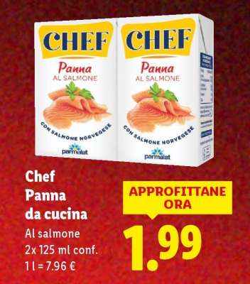 Chef Panna da cucina