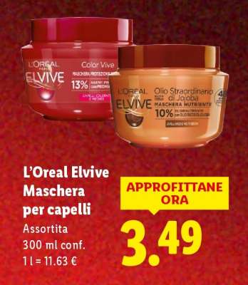 L'Oreal Elvive maschera per capelli