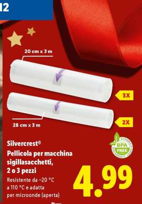 Silvercrest Pellicola per macchina sigillasacchetti