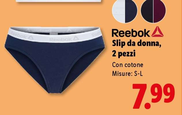 Reebok Slip da donna, 2 pezzi
