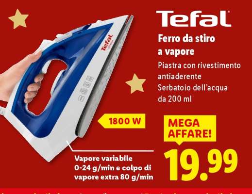 Tefal Ferro da stiro a vapore