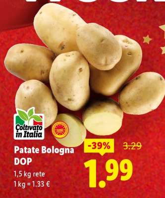 Patate Bologna DOP