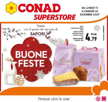 Volantino Conad Superstore - 15/12/2025 - 26/12/2025.