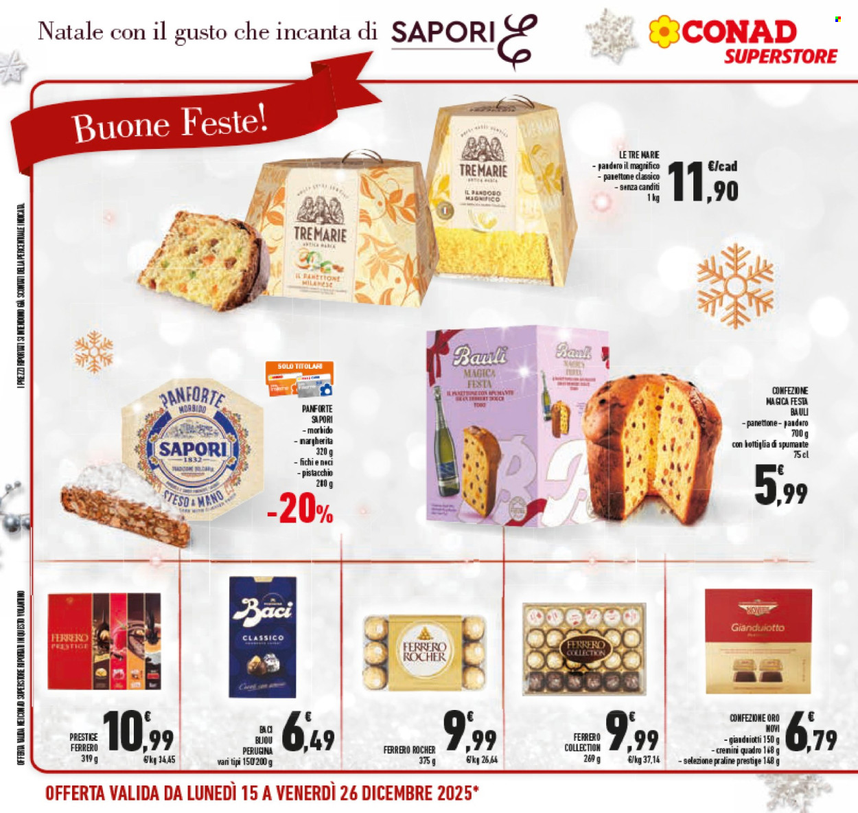 Volantino Conad Superstore - 15/12/2025 - 26/12/2025. Pagina 8