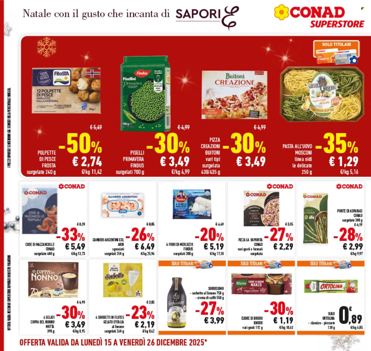 Volantino Conad Superstore - 15/12/2025 - 26/12/2025. Pagina 34