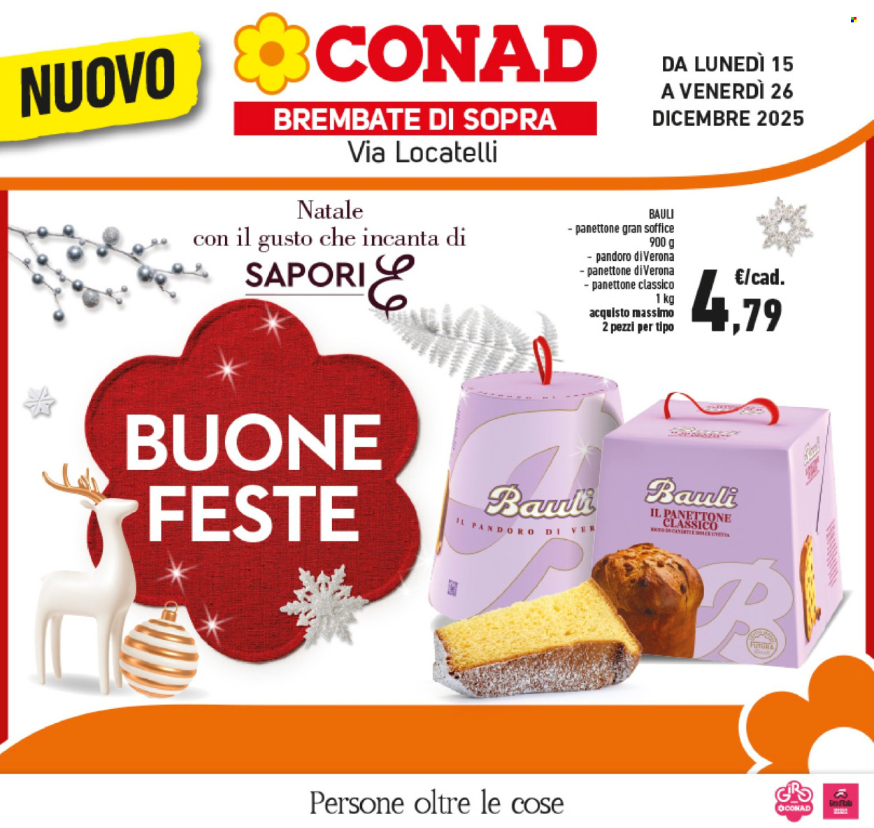 Volantino Conad - 15/12/2025 - 26/12/2025. Pagina 1
