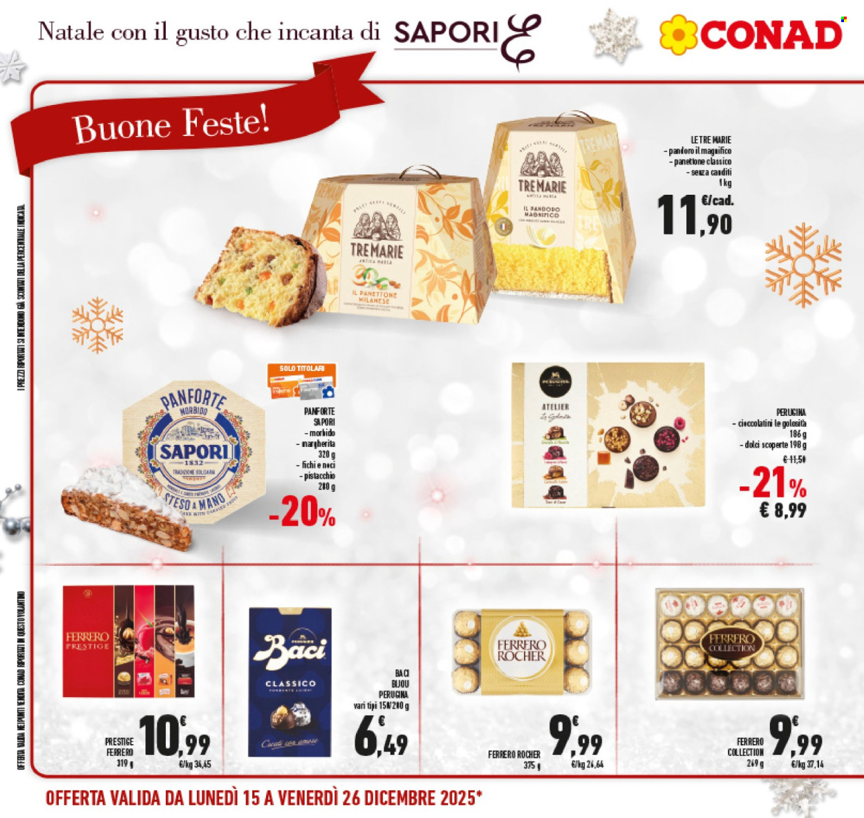 Volantino Conad - 15/12/2025 - 26/12/2025. Pagina 10