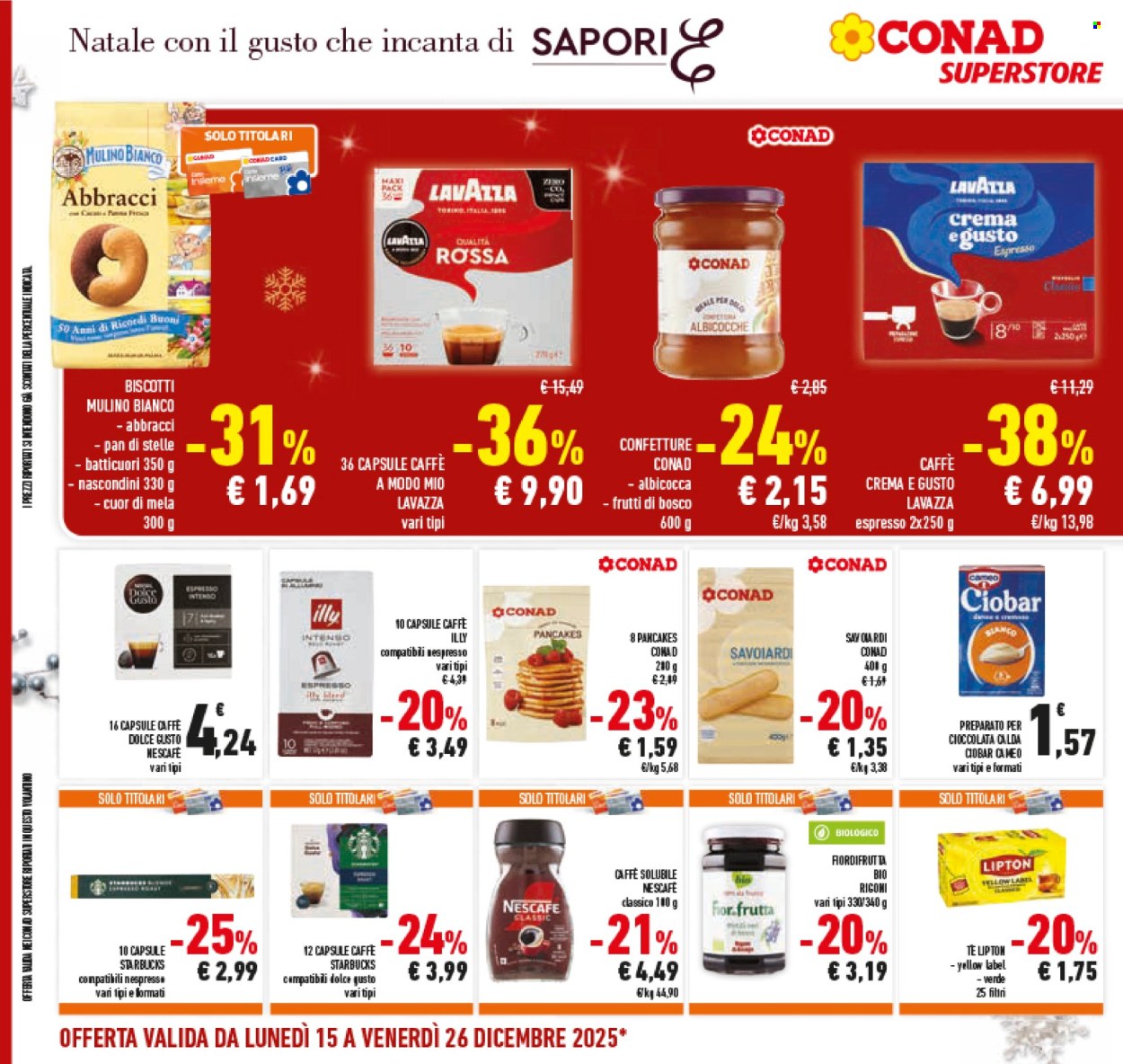 Volantino Conad Superstore - 15/12/2025 - 26/12/2025. Pagina 38