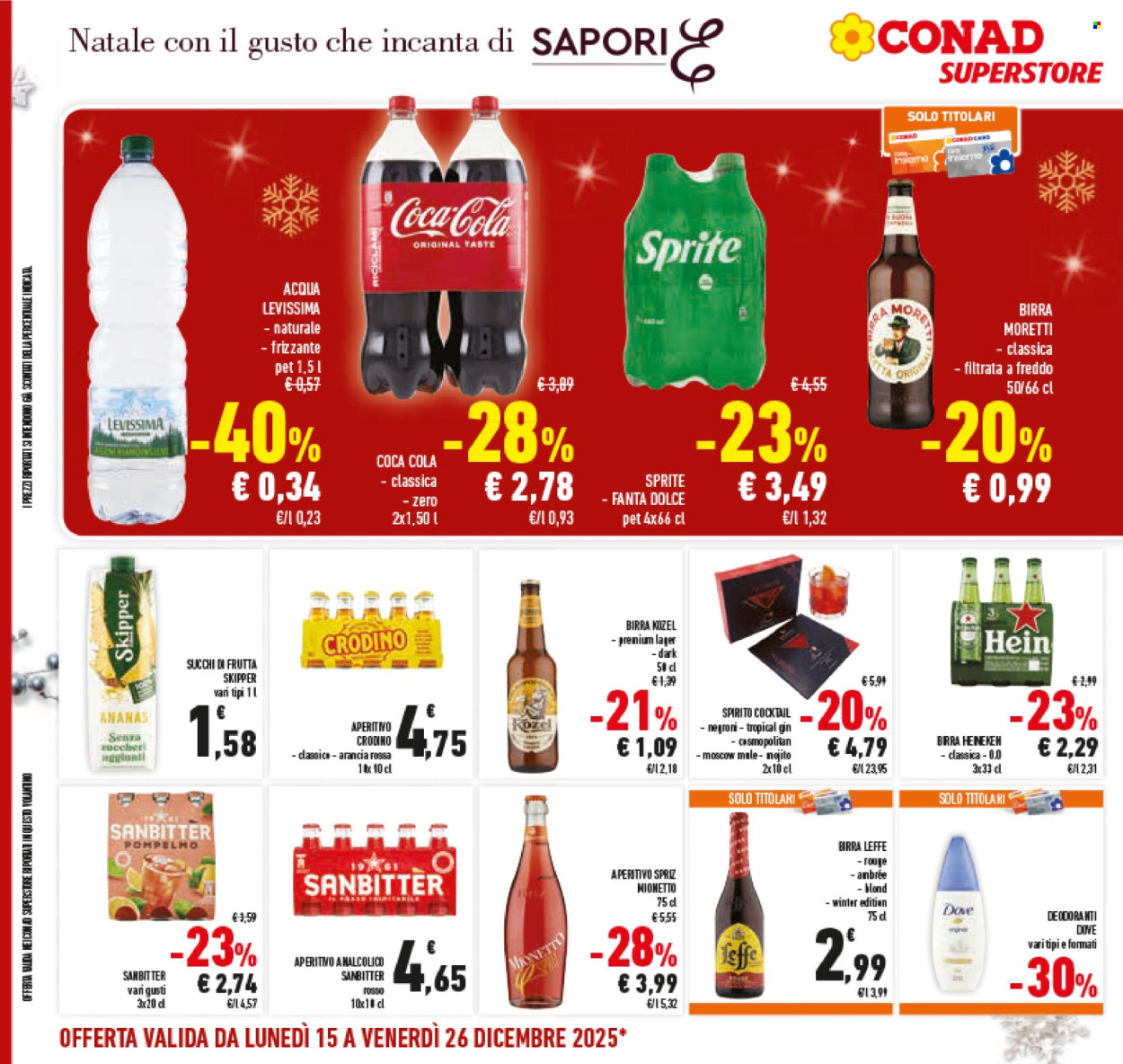 Volantino Conad Superstore - 15/12/2025 - 26/12/2025. Pagina 40