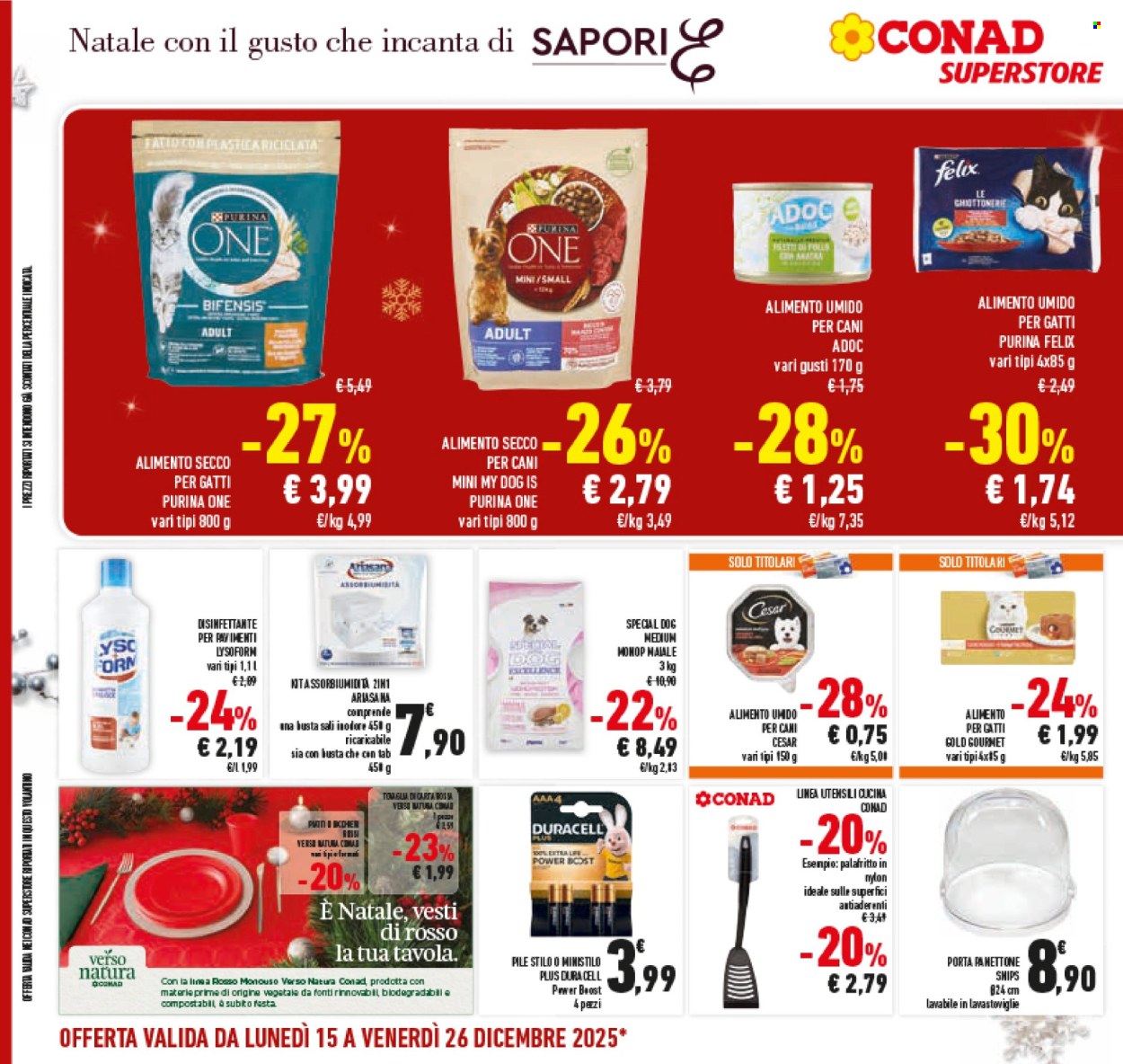 Volantino Conad Superstore - 15/12/2025 - 26/12/2025. Pagina 44