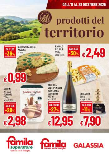 Volantino Famila - 11/12/2025 - 28/12/2025.